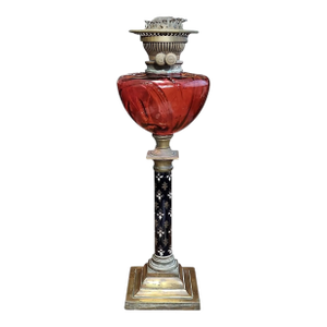 1896 Albion Lamp Company Oil Lamp