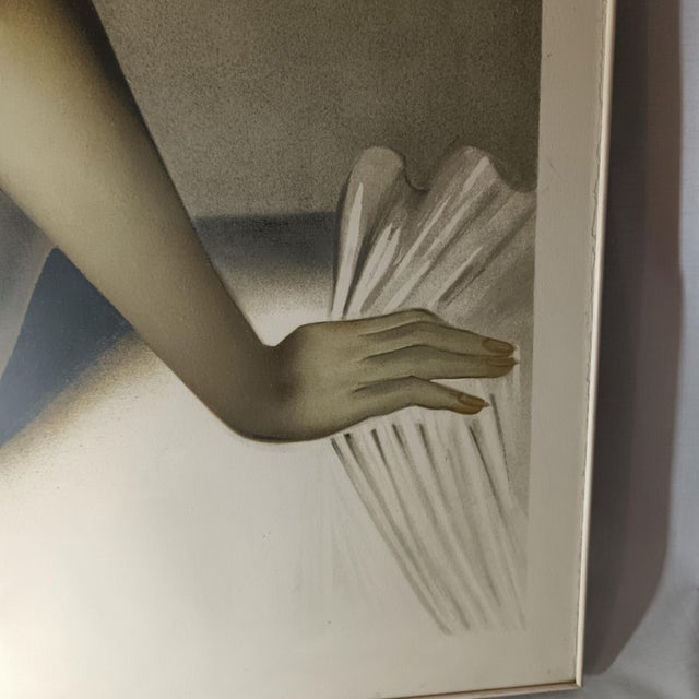 A phenomenal work of art, made by Georges Rohner, entitled "Le Premiere Nu" (The First Nude) color lithograph, no. 47 of...
