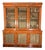 Austrian Biedermeier Figured Maple & Brass-Grille Bookcase, Circa 1840 For Sale