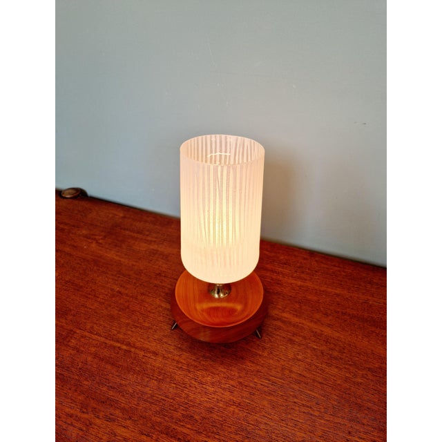 Scandinavian Teak Tripod Lamp, 1960s For Sale - Image 6 of 11