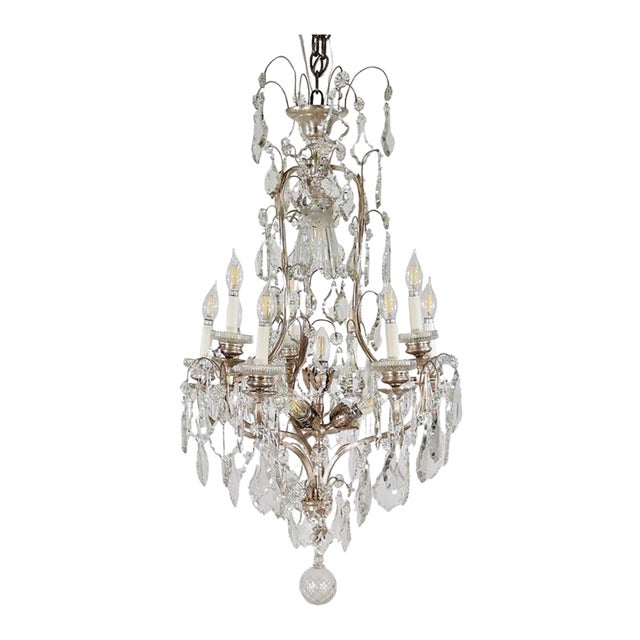 Late 19th Century Louis XVI Revival De La Troisième République Chandelier For Sale