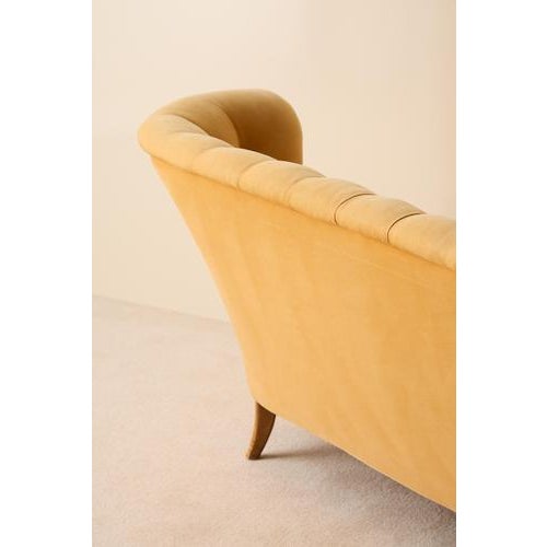 Textile Sofa from AB Erik Eks Snickerifabrik, Malmö, Sweden, 1940s For Sale - Image 7 of 9