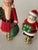 American 1960s Christmas Santa With Mrs Claus. Lamp Finials For Sale - Image 3 of 3