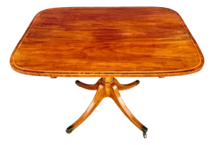 Regency Inlaid Mahogany Center or Games Table