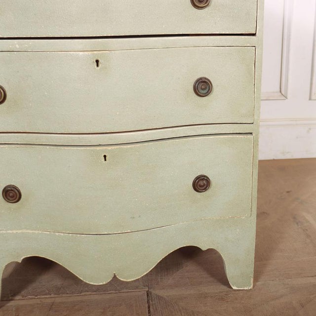Swedish Serpentine Commode, 1890s For Sale - Image 4 of 10