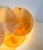 Iridescent Alabaster Gold Disc Glass Wall Sconces, 1990s, Set of 2 For Sale - Image 11 of 18