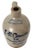 Antique Ottman Bros. New York Maker for Boston Blue "Script" Decorated Stoneware 1 Gallon Spirits Jug For Sale In Boston - Image 6 of 13