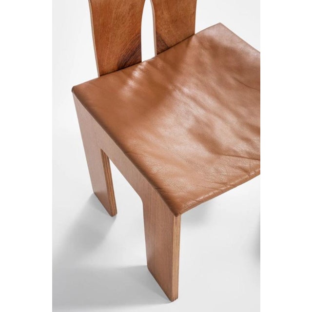 1970s Chairs by Carlo Scarpa for Bernini, 1970, Set of 8 For Sale - Image 5 of 11