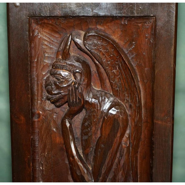 17th Century Antique Gothic Carved Bookends, 1600s, Set of 5 For Sale - Image 5 of 18