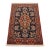 Qom Rug 2’8” X 3’11” Blue Wool Vintage Traditional Hand-Knotted Carpet For Sale