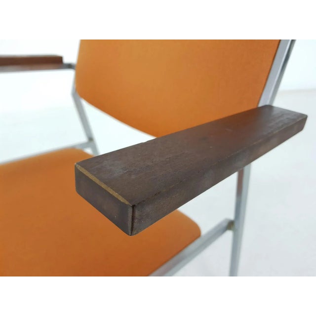 Metal Modernist Dutch Armchair, 1960s For Sale - Image 7 of 11
