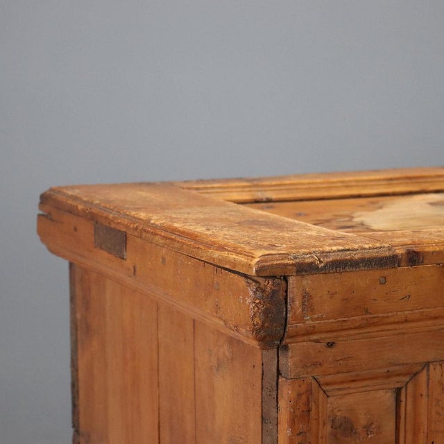 Antique Chest in Fir, 1700s For Sale - Image 5 of 14