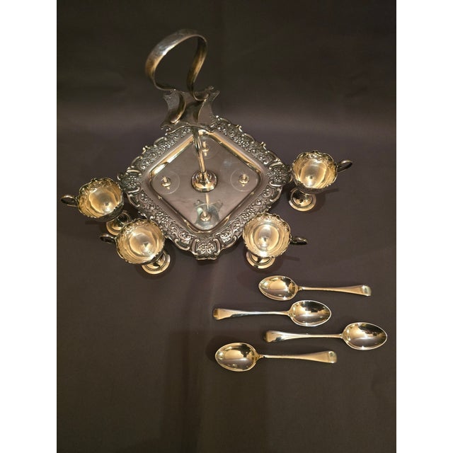 Late 19th Century Victorian Egg Cruet Set - 9pcs For Sale In Los Angeles - Image 6 of 12