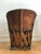 Mexican Equipale Folk Art Chair With Hand-Painted Scene 1930s For Sale - Image 6 of 11
