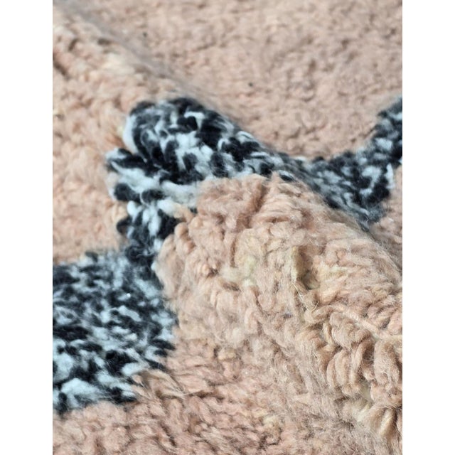 Blush Beige Moroccan Rug - 10.1 X 6.4 Ft For Sale - Image 4 of 9
