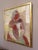 Mid 20th Century Mid-Century Modern 'Portrait in Crimson' Original Abstract Figurative Oil Painting by Swedish Artist Gunnar Johnsson (1917–2007), Framed For Sale - Image 5 of 14
