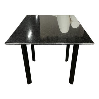 Knoll Black Granite Table For Sale