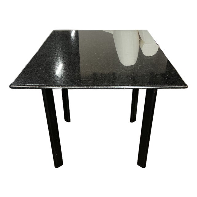 Knoll Black Granite Table For Sale