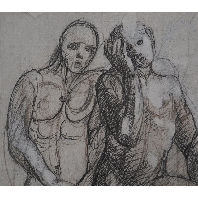 Auguste Rodin, Trois ombres parlant à Dante, Etching For Sale - Image 6 of 8