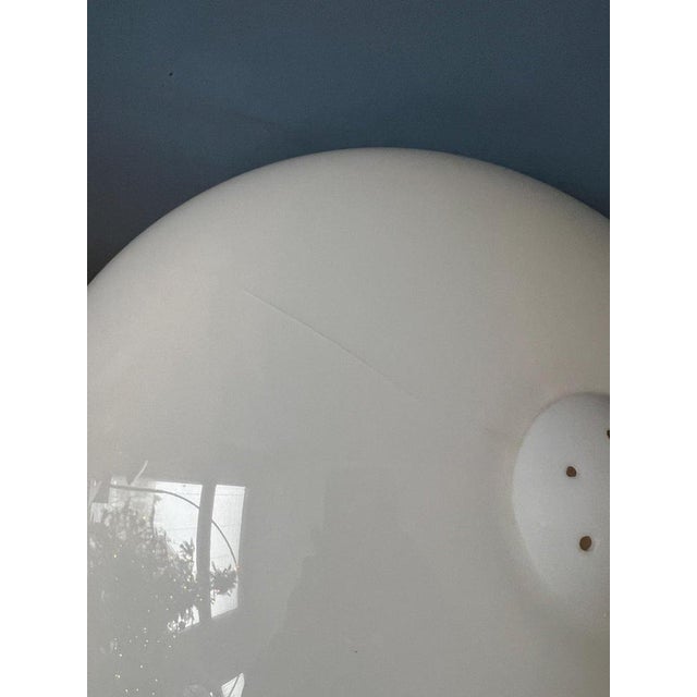 White Large White Synthetic Mushroom Table Lamp from Dijkstra For Sale - Image 8 of 11