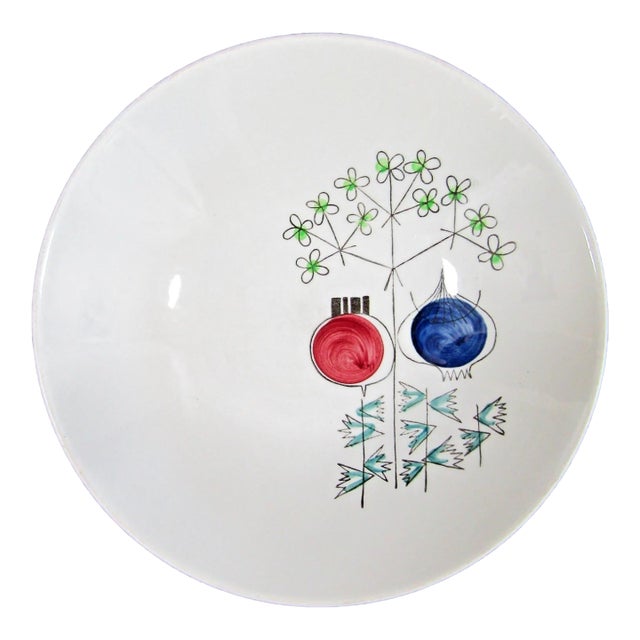 1950s Mid-Century Modern Rörstrand Sweden Pomona Picknick Soup Bowl Design by Marianne Westman For Sale