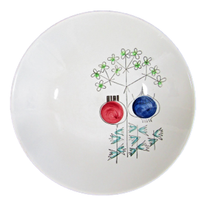 1950s Mid-Century Modern Rörstrand Sweden Pomona Picknick Soup Bowl Design by Marianne Westman