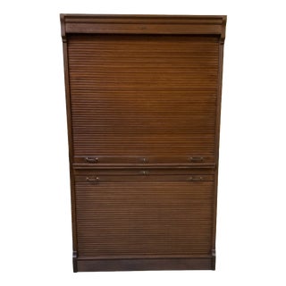 Antique Art Nouveau Roller Shutter Archive Cabinet from Soennecken, 1910 For Sale
