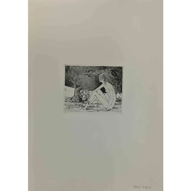 Sybil is an Etching realized by Leo Guida in 1970s. Good condition, no signature. Artist sensitive to current issues,...