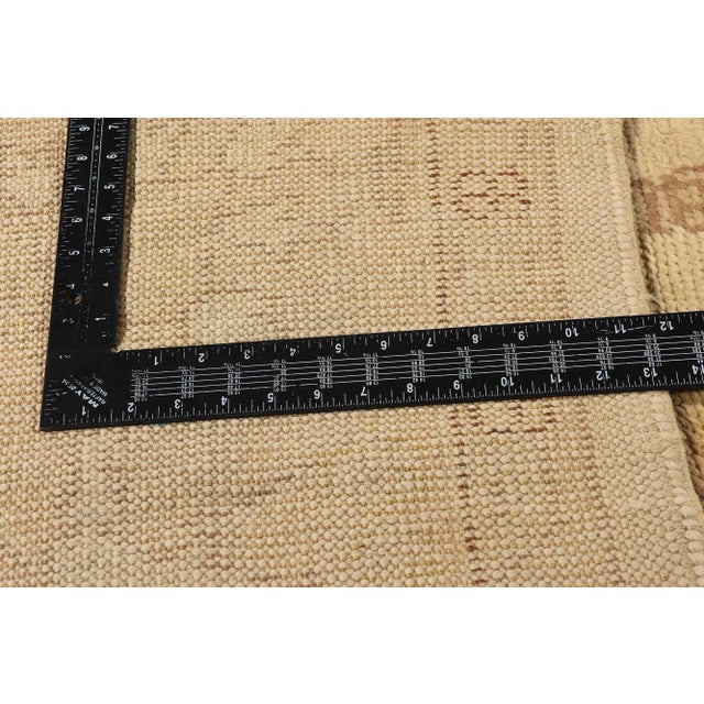 Textile Antique Turkish Oushak Rug with Modern Style - 10'04 x 13'10 For Sale - Image 7 of 10