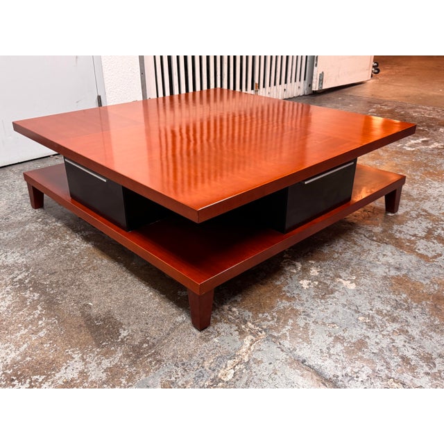 Design Plus Gallery presents the Shoji Table, Model 6402 by Lucia Matteucci for Conde House. This square table has a high-...