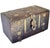 Mid 20th Century Mid 20th Century Hand-Crafted Brass-Inlaid Asian Wooden Chest Accent For Sale - Image 5 of 10