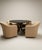 T69 Table by Osvaldo Borsani and Four Wheeled Chairs by Eugenio Gerli for Tecno, 1960s, Set of 5 For Sale - Image 17 of 17
