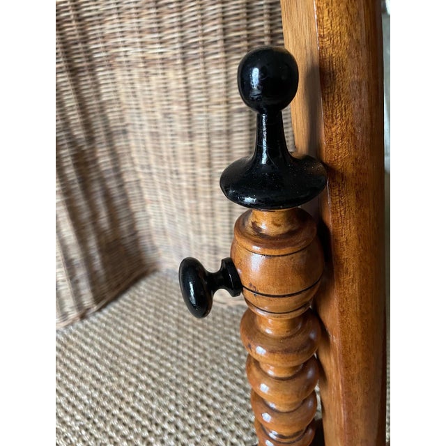 Biedermeier Style Swivel Table Mirror, 1890s For Sale - Image 3 of 10