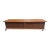 Lane Mid-Century Modern Style Teak and Tambour Door Base Rolling Coffee Table For Sale