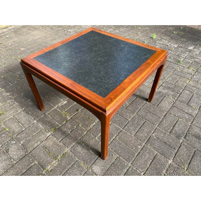 Brown 1960s Mid Century Danish Vintage Table For Sale - Image 8 of 8