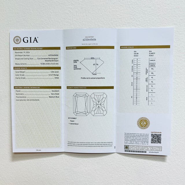 Gia 4 Carat Yellow Radiant Diamond Bezel Ring in 18k Yellow Gold, Size 6.25 For Sale - Image 9 of 9