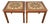 Pair of Danish Modern Teak and Tile Side Tables For Sale