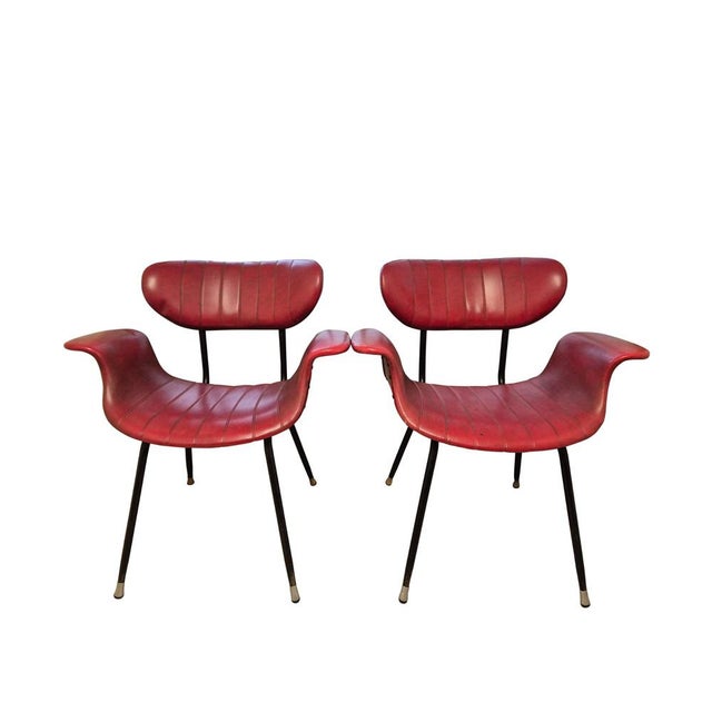 Italian Armchairs by Gastone Rinaldi for Rima, 1950s, Set of 2 For Sale - Image 16 of 16