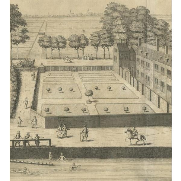 Boitet, The Leper's House in The Hague, The Netherlands, Print For Sale - Image 4 of 7