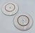 Italian 1950s Italian Majolica n.708 Vintage 8" Serving Plates Hand Painted Pottery 2pc Set For Sale - Image 3 of 7