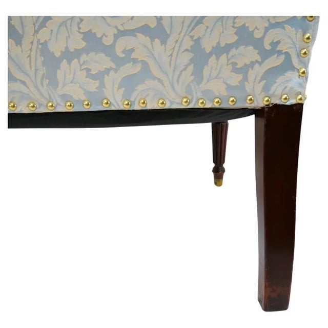 Wood 19th Century Mahogany Wood Federal Sheraton Style Sofa For Sale - Image 7 of 13