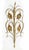 Beautiful wall sconce Hollywood Regency style, realized in the mid-20th Century in gilded metal. Very good condition. Up...