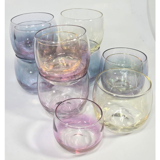 Pastel Iridescent Roly Polies- Set of Twelve For Sale - Image 4 of 12