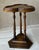 Burnt Umber Mid 20th-Century Cricket-Style Trefoil Top Pedestal Base Accent Table For Sale - Image 8 of 18