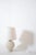 Engraved alabaster ball lamp, 1930s. Height: 24 cm - 9.45 in Diameter: 18 cm - 7.09 in Height with lampshade: 50 cm -...
