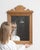 A mirror whose natural oak frame with carved crest, small gives it real character at first glance. Dating to 1900s and...
