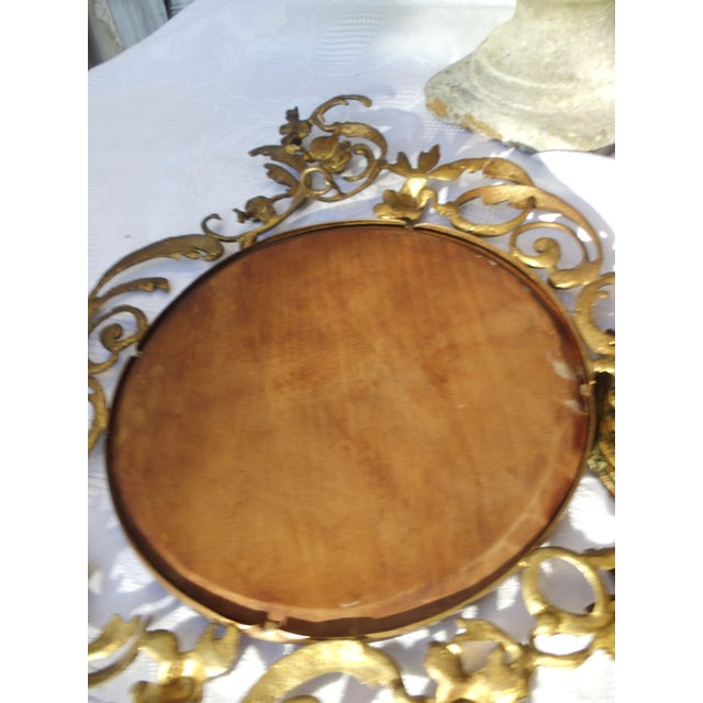 Art Nouveau Wall Paintings with Floral Brass Frames, 1890s-1910s, Set of 2 For Sale - Image 15 of 18