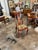 The Vintage Queen Anne Red Chinoiserie Chair is a beautiful wood chair with a lovely red chinoiserie design. a great...