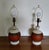 Cream 1950s Mid-Century Modern Lamps With Retro Shades - a Pair For Sale - Image 8 of 9