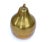 Old superb ice bucket, ice cube box or Fruit Sculpture in the form of a pear in Brass, removable lid complete with...